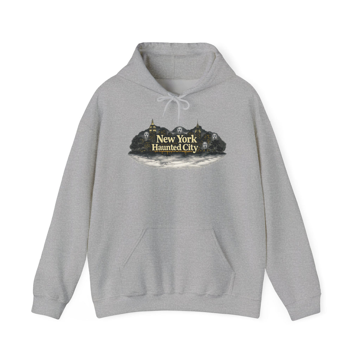 New York Haunted City Hoodie – Vintage Haunted NYC Pullover