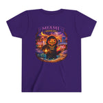 Miami Haunted City Youth Tee – Pumpkin Jack-O'-Lantern Halloween Shirt