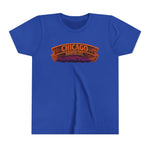 Chicago Haunted City Youth Tee — Halloween Pumpkin Skyline Shirt