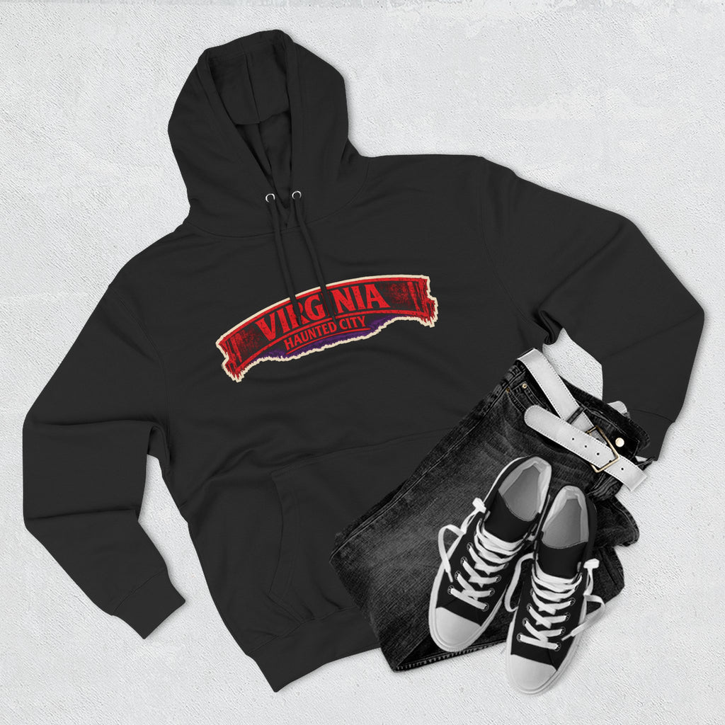 Virginia Haunted City Hoodie — Hampton Roads Gothic Halloween Pullover