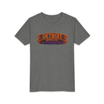 Detroit Haunted City Youth Tee — Halloween Monster Pumpkin Graphic