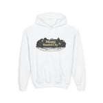 Miami Haunted City Youth Hoodie — Spooky Graveyard Graphic Sweatshirt