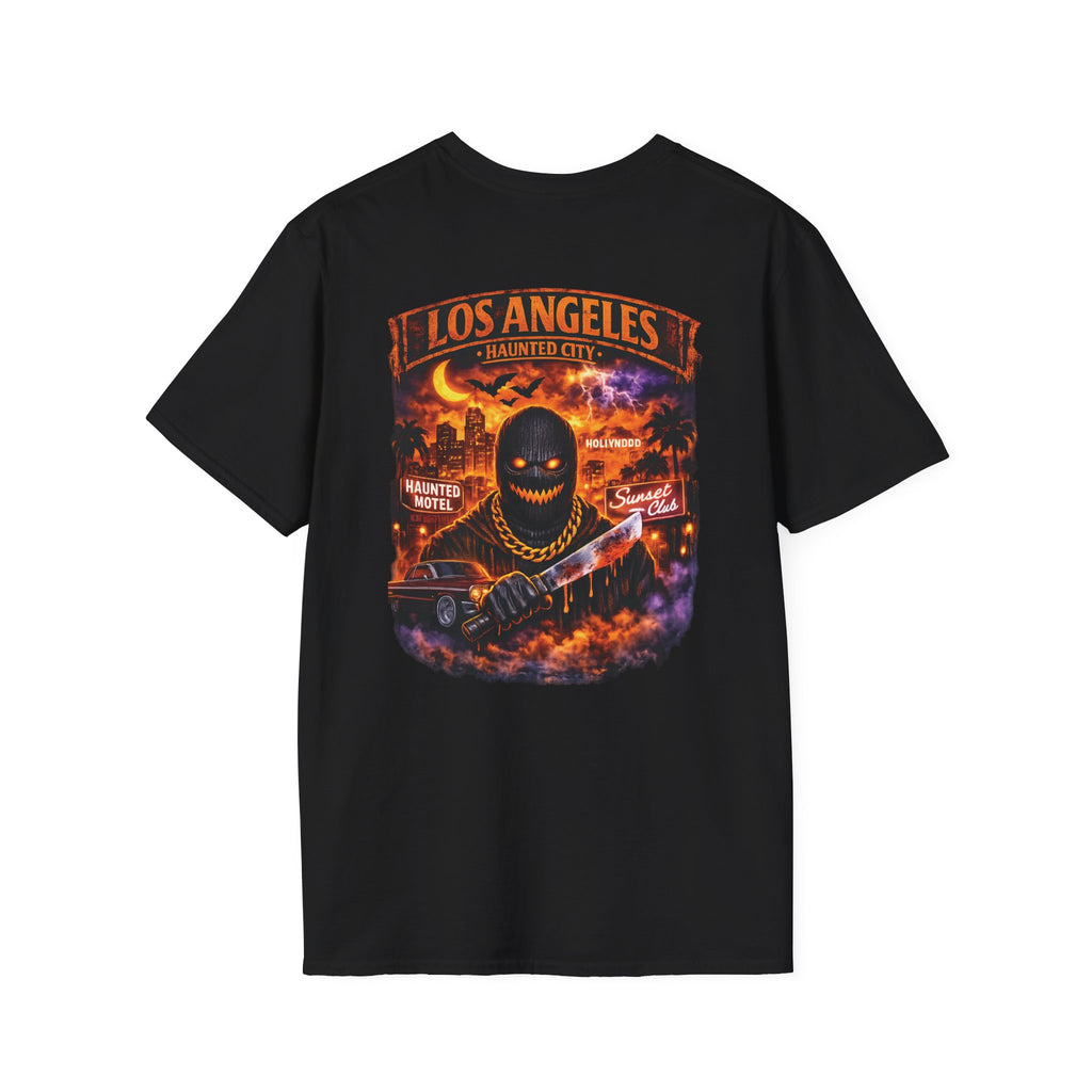 Los Angeles Haunted City T-Shirt — Retro Spooky Tour Tee