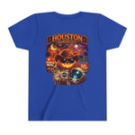 Youth Tee - Houston Haunted City Pumpkin Astronaut Halloween Shirt