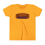 Chicago Haunted City Youth Tee — Halloween Pumpkin Skyline Shirt