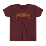Youth Tee - Houston Haunted City Pumpkin Astronaut Halloween Shirt