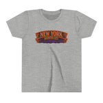 New York Haunted City Youth Tee — Halloween Pumpkin Jack-O'-Lantern Shirt