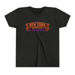 New York Haunted City Youth Tee — Halloween Pumpkin Jack-O'-Lantern Shirt