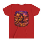 Youth Tee - New Orleans Haunted City Witch Design