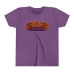 Chicago Haunted City Youth Tee — Halloween Pumpkin Skyline Shirt