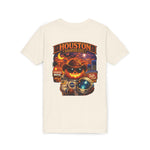 Youth Tee - Houston Haunted City Pumpkin Astronaut Halloween Shirt