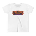 New York Haunted City Youth Tee — Halloween Pumpkin Jack-O'-Lantern Shirt