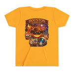 Youth Tee - Houston Haunted City Pumpkin Astronaut Halloween Shirt