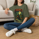 Salem Haunted City T-Shirt — Vintage Witch Moon Halloween Tee