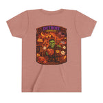 Detroit Haunted City Youth Tee — Halloween Monster Pumpkin Graphic