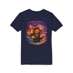 Miami Haunted City Youth Tee – Pumpkin Jack-O'-Lantern Halloween Shirt