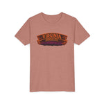 Virginia Haunted City Youth Tee — Halloween Pumpkin Ghosts Tee