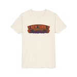 New York Haunted City Youth Tee — Halloween Pumpkin Jack-O'-Lantern Shirt